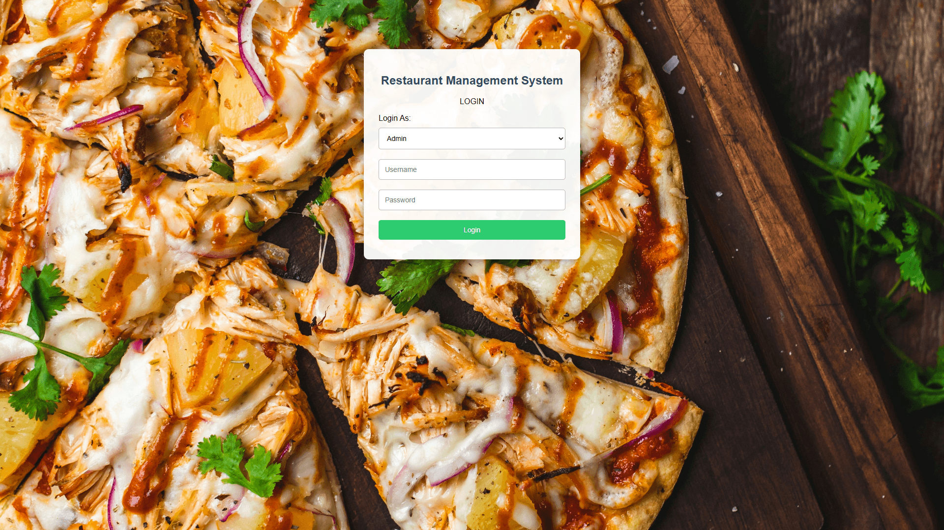 Restaurant Management System
